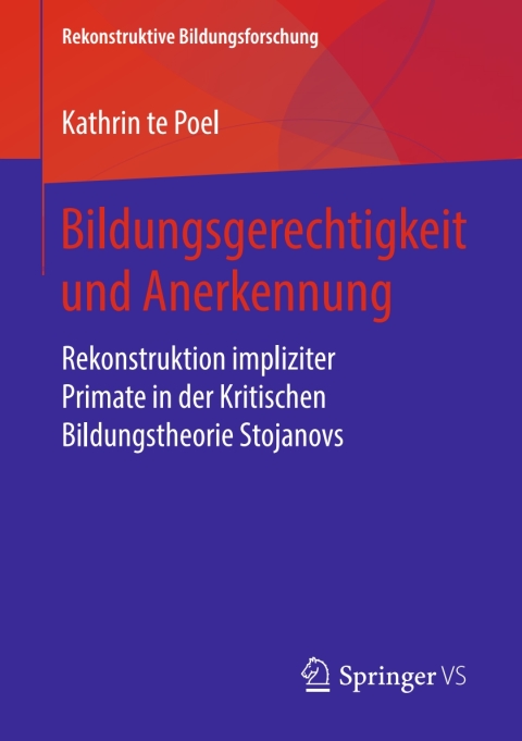 Cover image for book Bildungsgerechtigkeit und Anerkennung