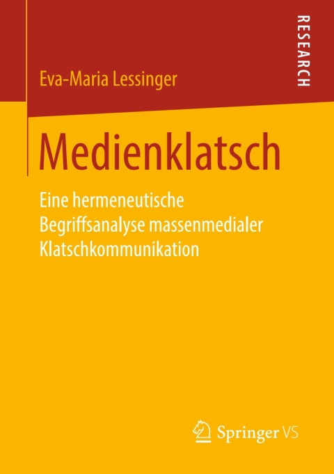 Cover image for book Medienklatsch