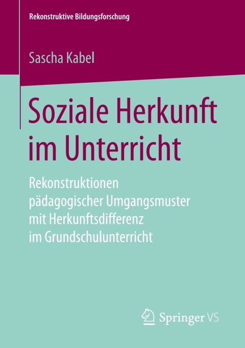 Cover image for book Soziale Herkunft im Unterricht