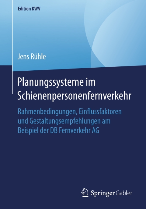 Cover image for book Planungssysteme im Schienenpersonenfernverkehr