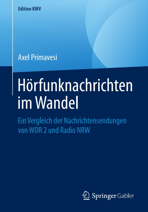 Cover image for book Hörfunknachrichten im Wandel