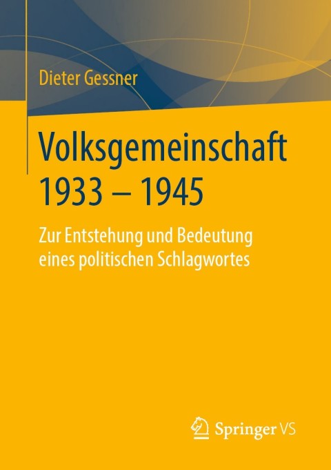 Cover image for book Volksgemeinschaft 1933 - 1945