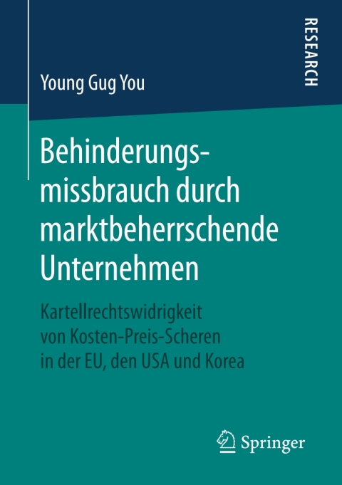 Cover image for book Behinderungsmissbrauch durch marktbeherrschende Unternehmen