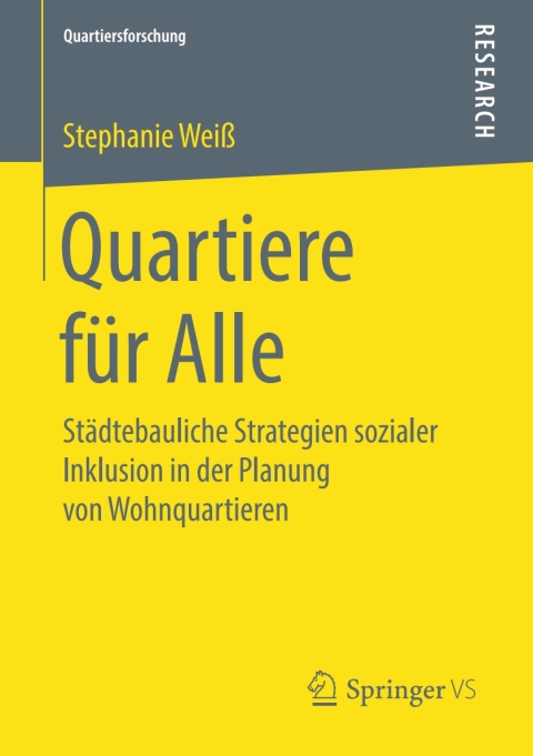 Cover image for book Quartiere für Alle
