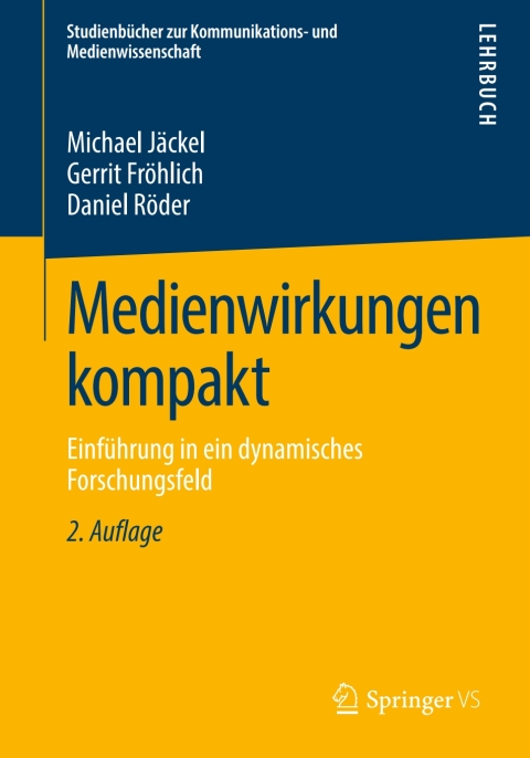 Cover image for book Medienwirkungen kompakt
