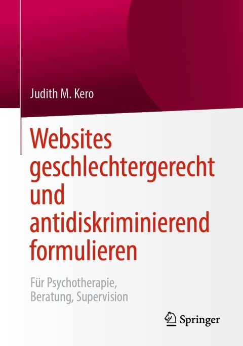 Cover image for book Websites geschlechtergerecht und antidiskriminierend formulieren