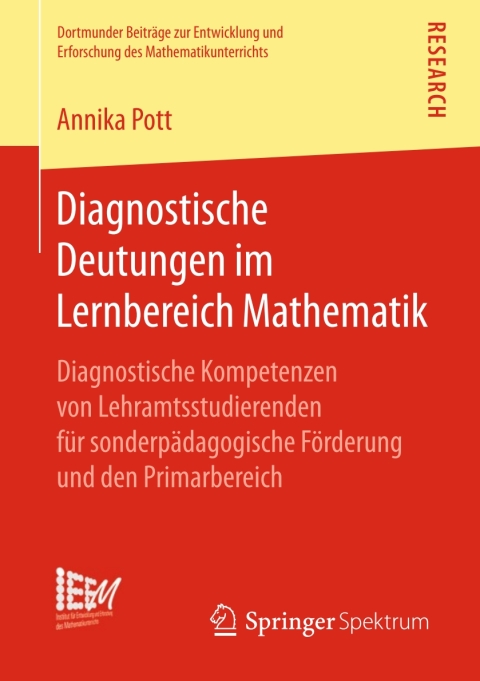 Cover image for book Diagnostische Deutungen im Lernbereich Mathematik
