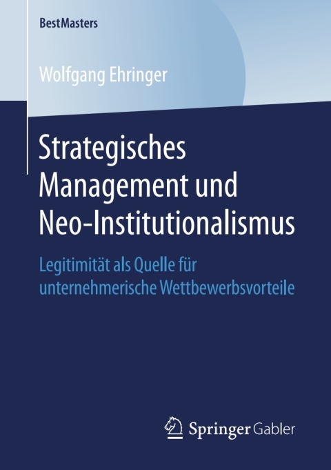 Cover image for book Strategisches Management und Neo-Institutionalismus