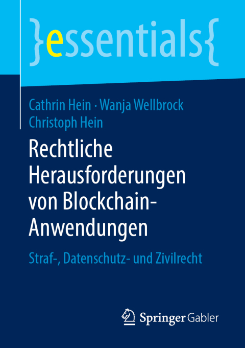 Cover image for book Rechtliche Herausforderungen von Blockchain-Anwendungen