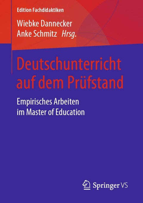 Cover image for book Deutschunterricht auf dem Prüfstand