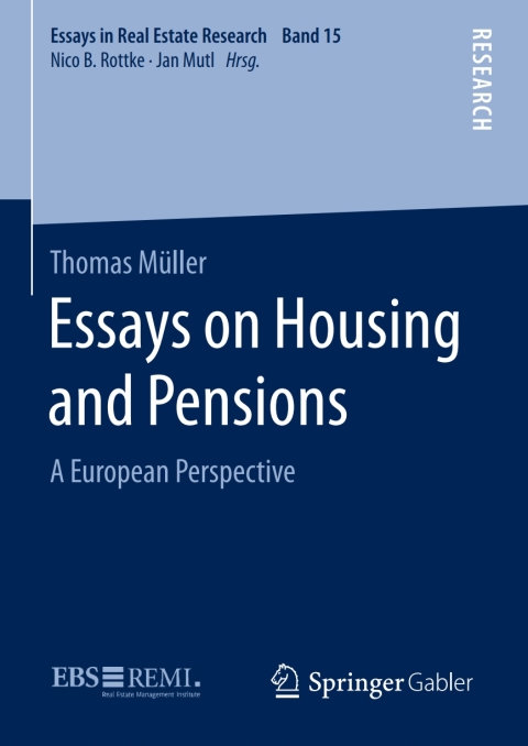 Cover image for book Essays on Housing and Pensions
