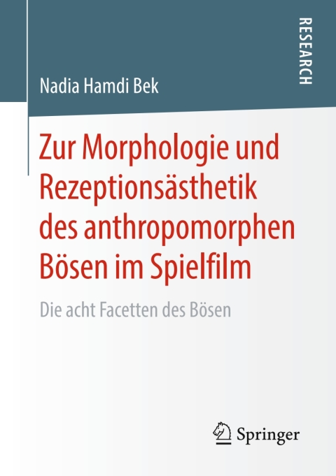 Cover image for book Zur Morphologie und Rezeptionsästhetik des anthropomorphen Bösen im Spielfilm