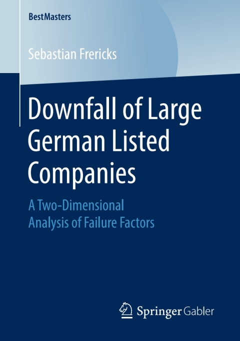 Cover image for book Downfall of Large German Listed Companies