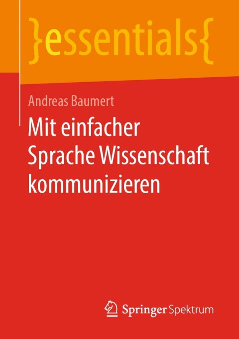 Cover image for book Mit einfacher Sprache Wissenschaft kommunizieren