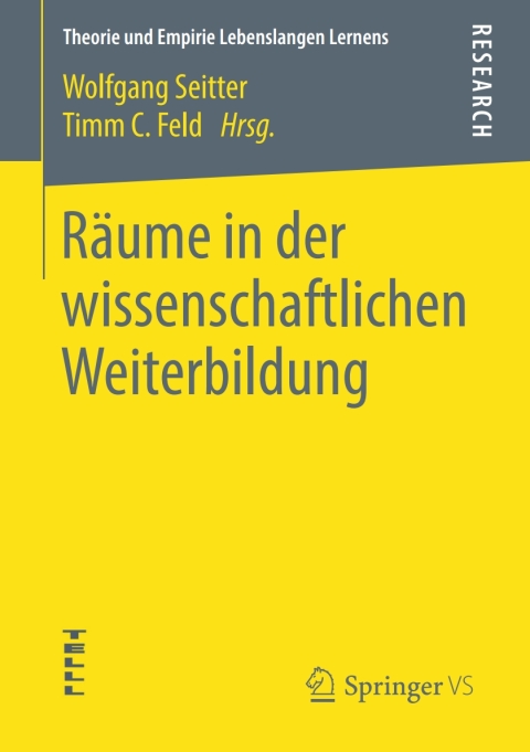 Cover image for book Räume in der wissenschaftlichen Weiterbildung