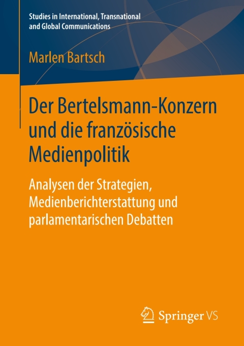 Cover image for book Der Bertelsmann-Konzern und die französische Medienpolitik