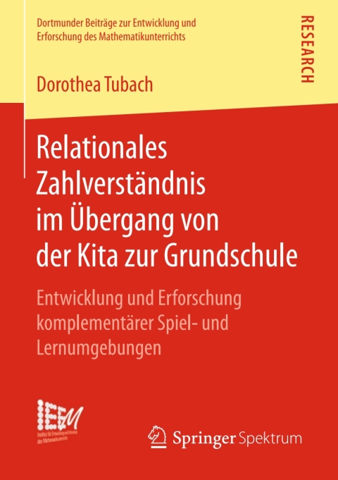 Cover image for book Relationales Zahlverständnis im Übergang von der Kita zur Grundschule