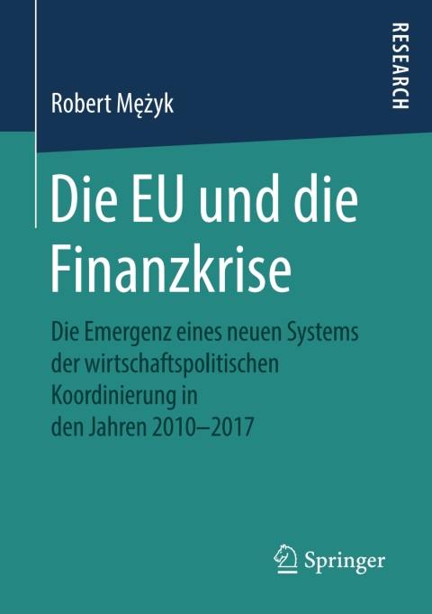 Cover image for book Die EU und die Finanzkrise