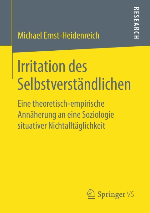 Cover image for book Irritation des Selbstverständlichen