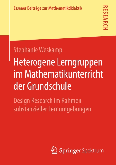 Cover image for book Heterogene Lerngruppen im Mathematikunterricht der Grundschule