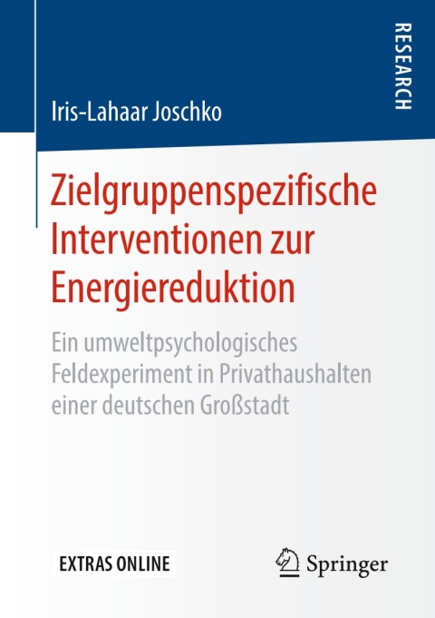 Cover image for book Zielgruppenspezifische Interventionen zur Energiereduktion