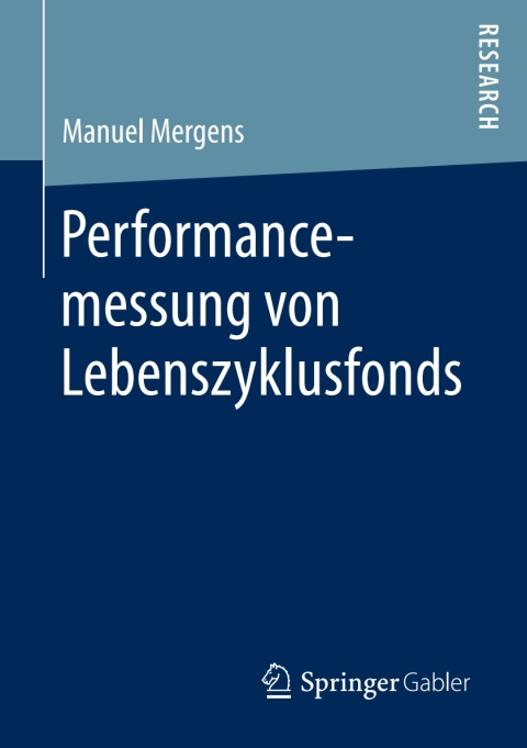 Cover image for book Performancemessung von Lebenszyklusfonds