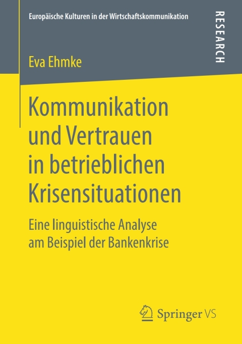 Cover image for book Kommunikation und Vertrauen in betrieblichen Krisensituationen