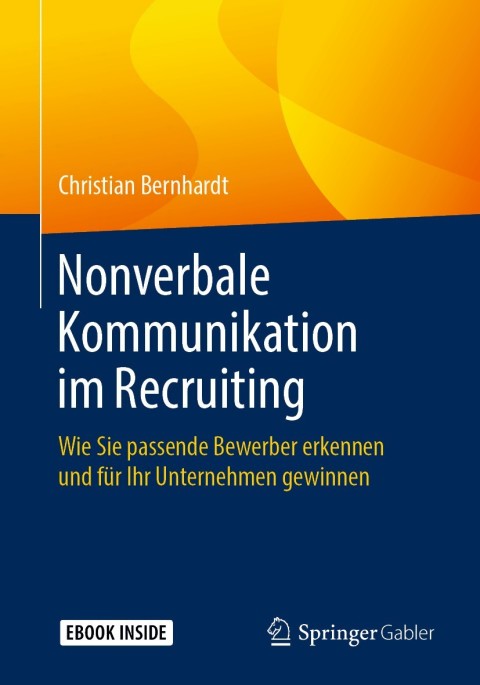 Cover image for book Nonverbale Kommunikation im Recruiting
