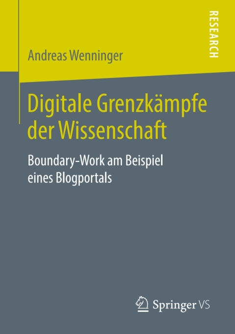 Cover image for book Digitale Grenzkämpfe der Wissenschaft