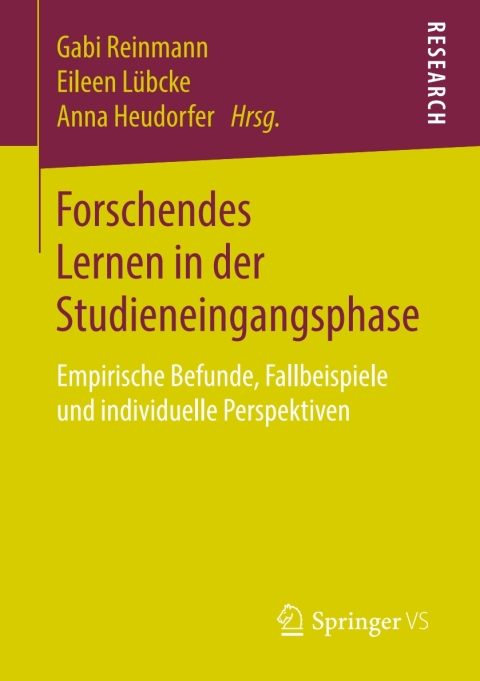 Cover image for book Forschendes Lernen in der Studieneingangsphase