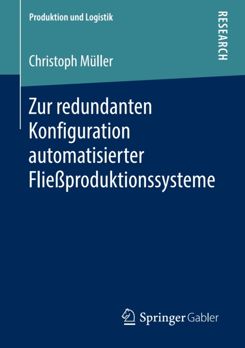 Cover image for book Zur redundanten Konfiguration automatisierter Fließproduktionssysteme