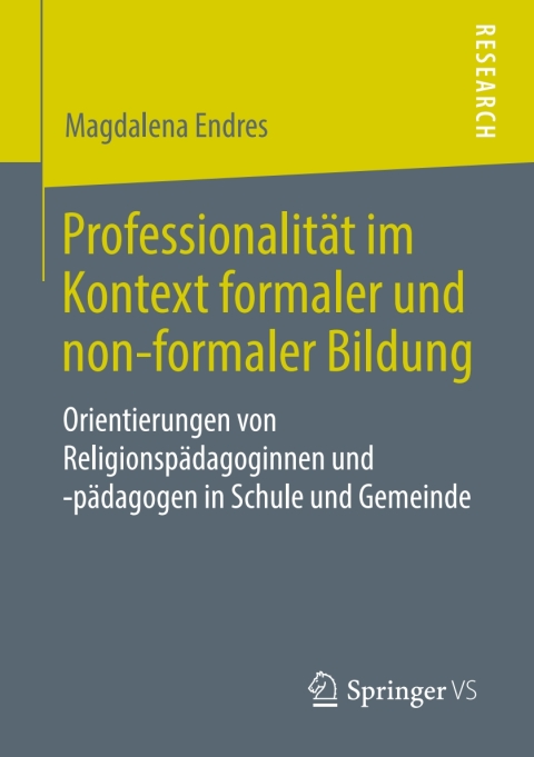 Cover image for book Professionalität im Kontext formaler und non-formaler Bildung
