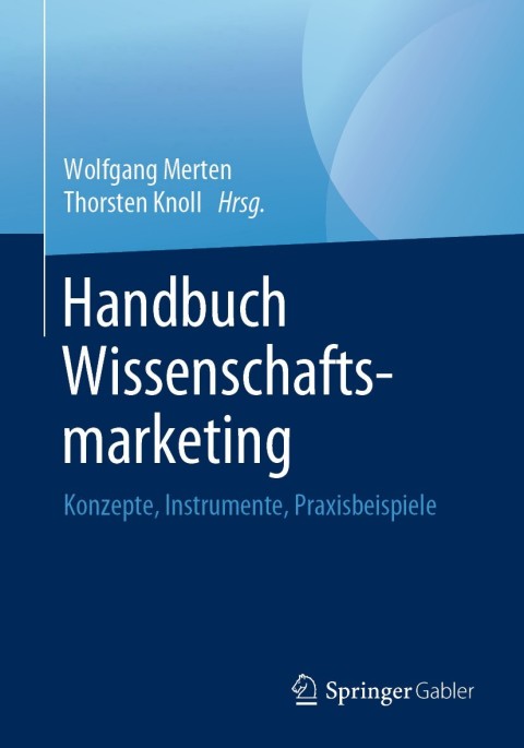 Cover image for book Handbuch Wissenschaftsmarketing