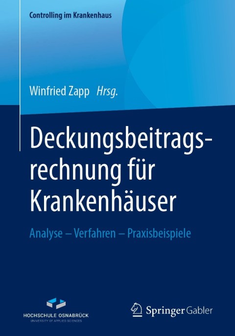 Cover image for book Deckungsbeitragsrechnung für Krankenhäuser