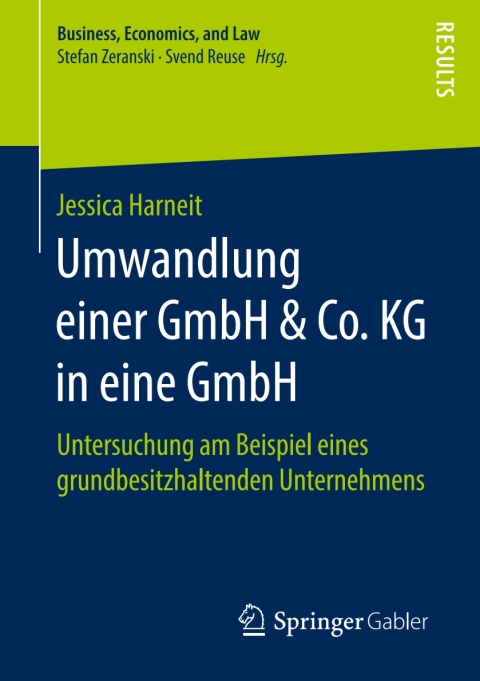 Cover image for book Umwandlung einer GmbH & Co. KG in eine GmbH