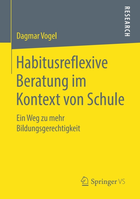 Cover image for book Habitusreflexive Beratung im Kontext von Schule