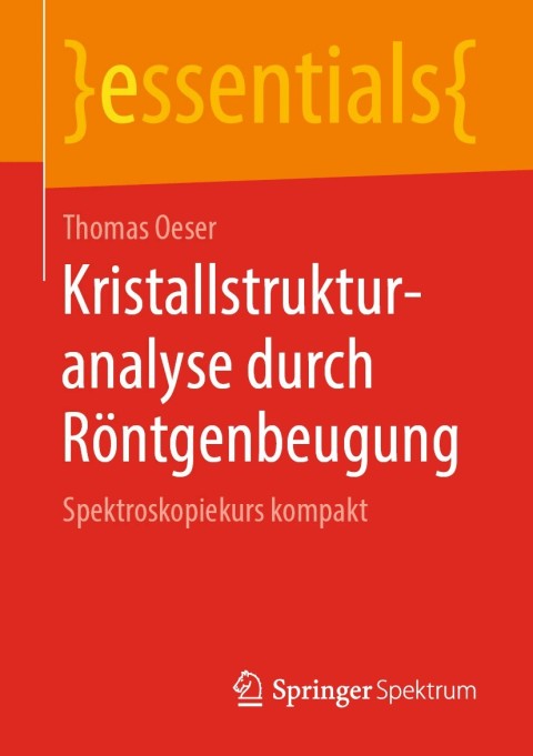 Cover image for book Kristallstrukturanalyse durch Röntgenbeugung