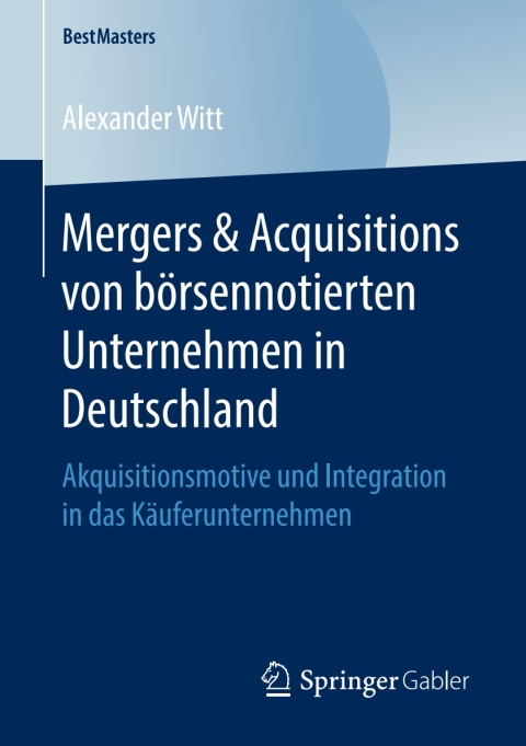Cover image for book Mergers & Acquisitions von börsennotierten Unternehmen in Deutschland