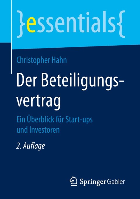 Cover image for book Der Beteiligungsvertrag