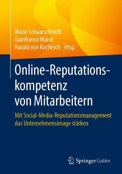 Cover image for book Online-Reputationskompetenz von Mitarbeitern