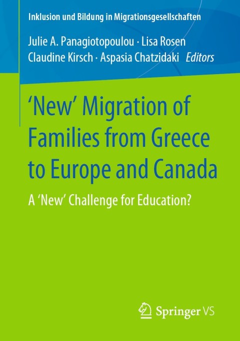 Cover image for book 'New' Migration of Families from Greece to Europe and Canada