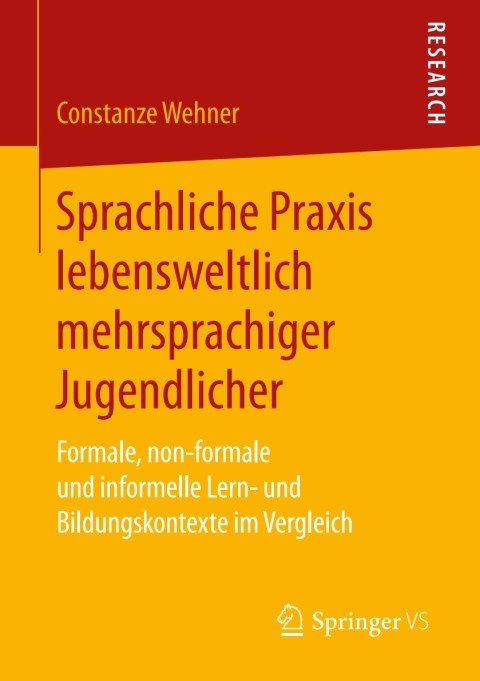 Cover image for book Sprachliche Praxis lebensweltlich mehrsprachiger Jugendlicher