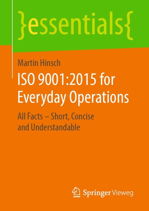 Cover image for book ISO 9001:2015 for Everyday Operations