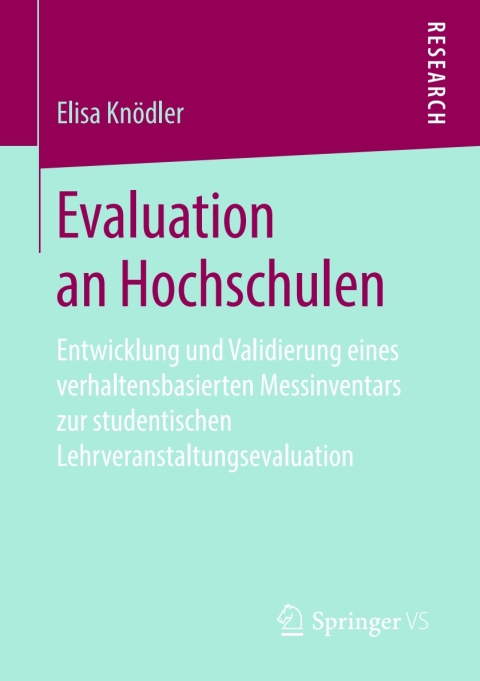 Cover image for book Evaluation an Hochschulen