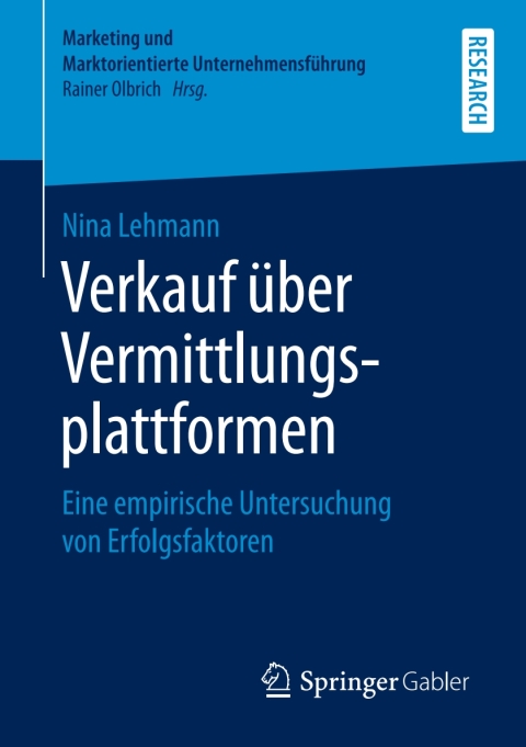 Cover image for book Verkauf über Vermittlungsplattformen