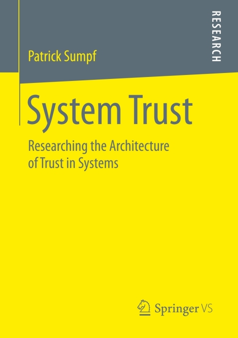Cover image for book System Trust