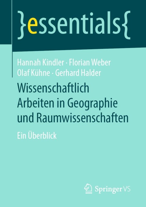 Cover image for book Wissenschaftlich Arbeiten in Geographie und Raumwissenschaften
