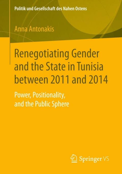 Cover image for book Renegotiating Gender and the State in Tunisia between 2011 and 2014