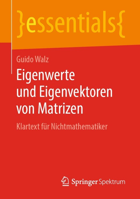 Cover image for book Eigenwerte und Eigenvektoren von Matrizen