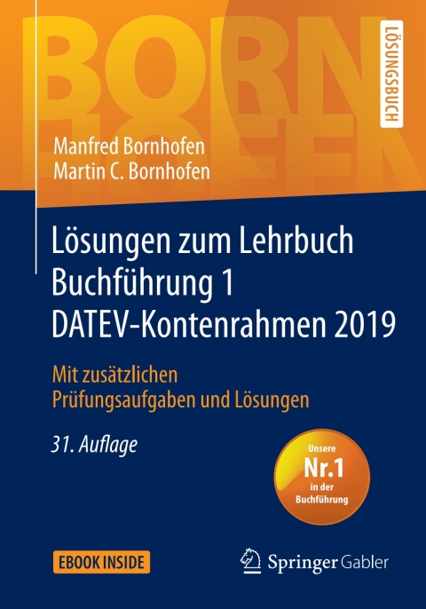 Cover image for book Lösungen zum Lehrbuch Buchführung 1 DATEV-Kontenrahmen 2019